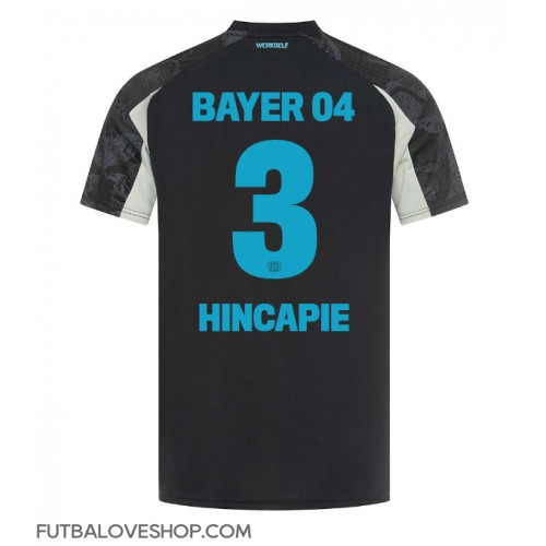 Dres Bayer Leverkusen Piero Hincapie #3 Tretina 2024-25 Krátky Rukáv